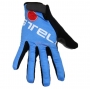 2020 Castelli Long Finger Gloves Blue Black (4)